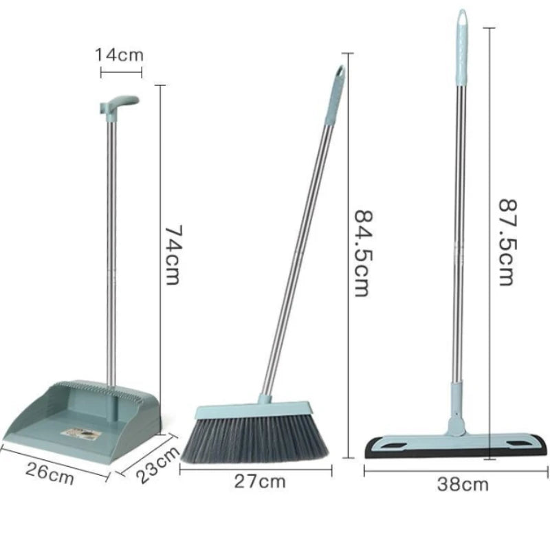 Foldable Broom & Dustpan Set
