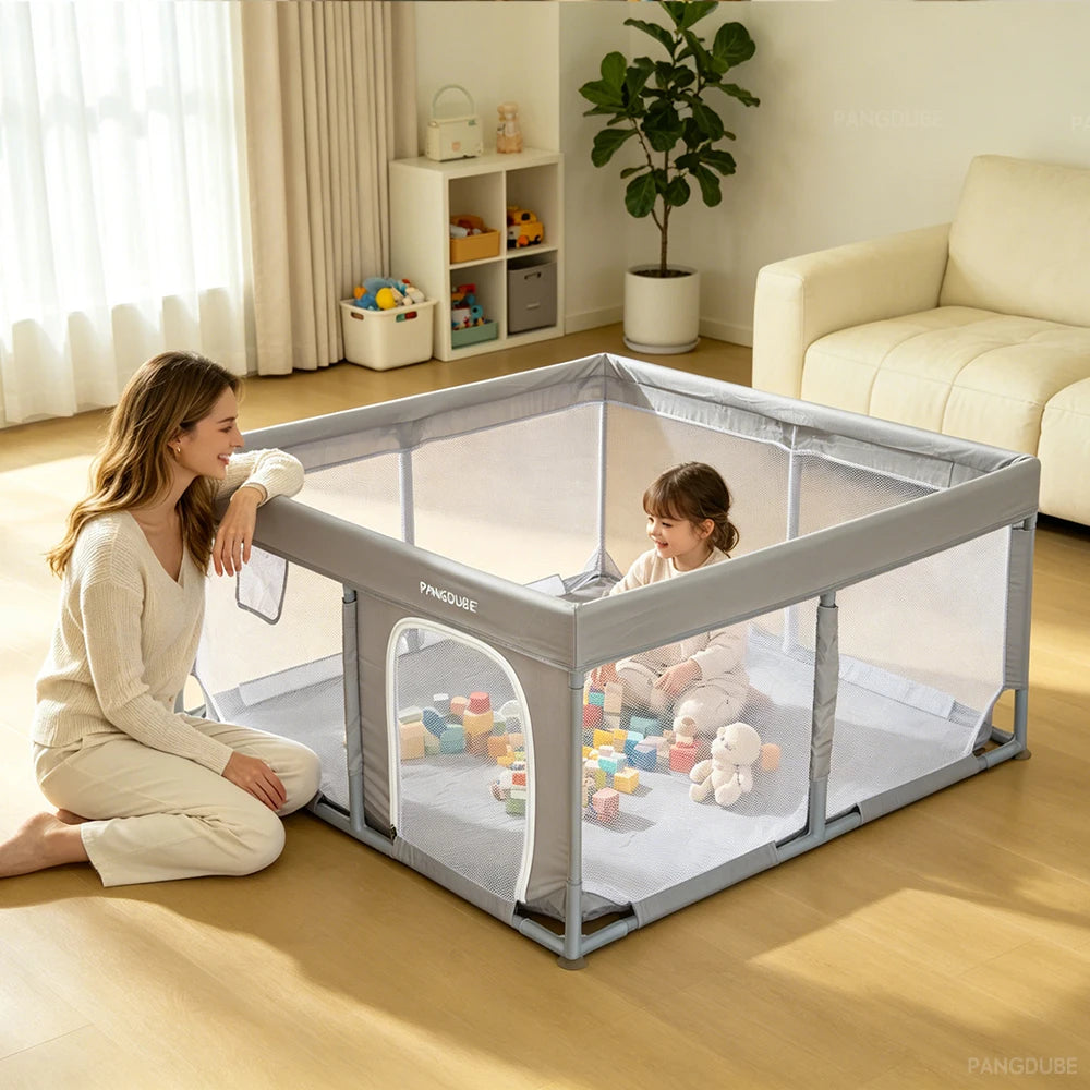 Baby Playpen with Foam Safety Fence