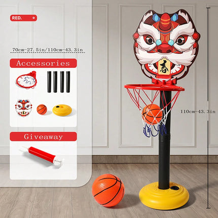 Mini Adjustable Basketball Hoop for Kids