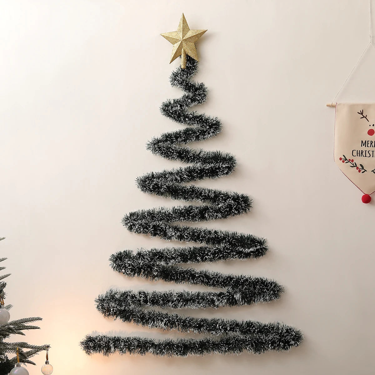 Flocked Christmas Tree