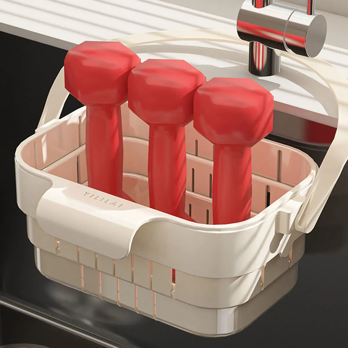 Kitchen Sink Foldable Drain Basket