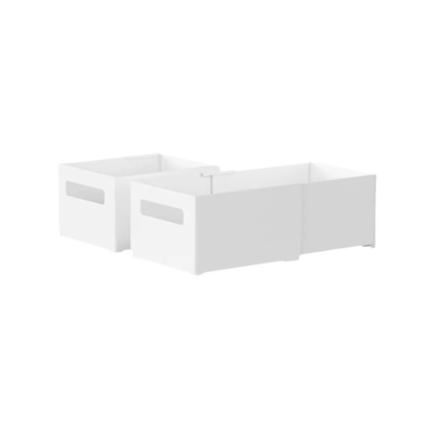 2 PCS Expandable Plastic Storage Box