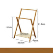 Foldable Wooden Clothes Rack