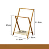 Foldable Wooden Clothes Rack