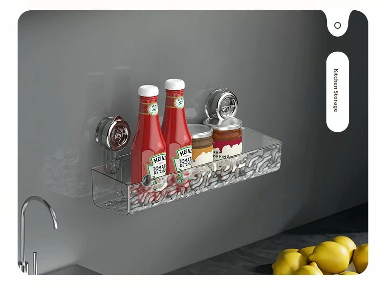 Ripple Suction Cup Bathroom Organizer