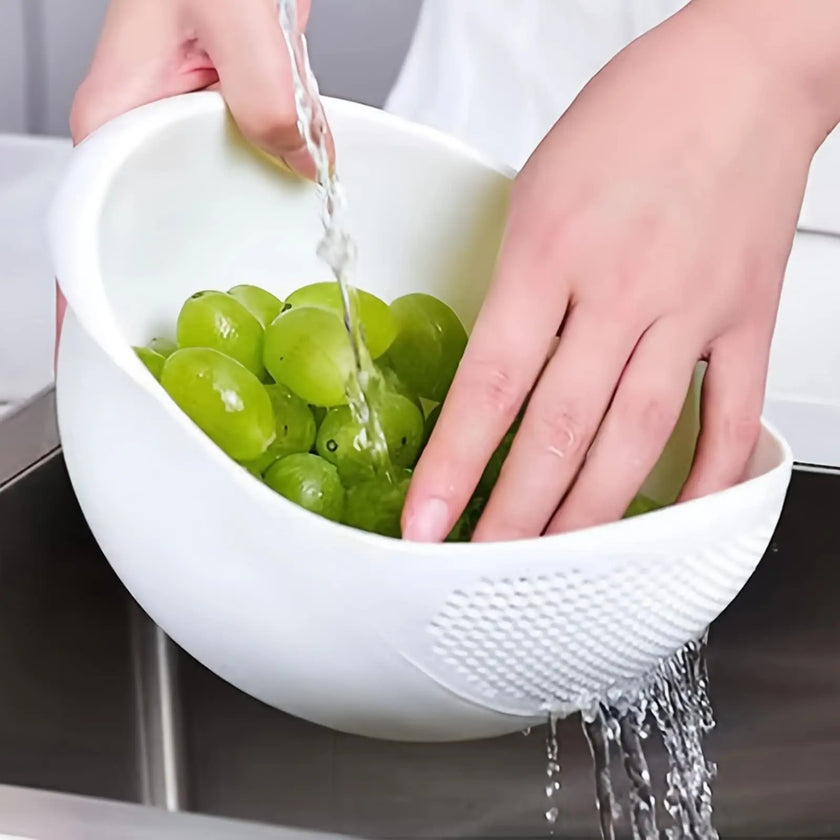 Handheld Rice Washing Basket