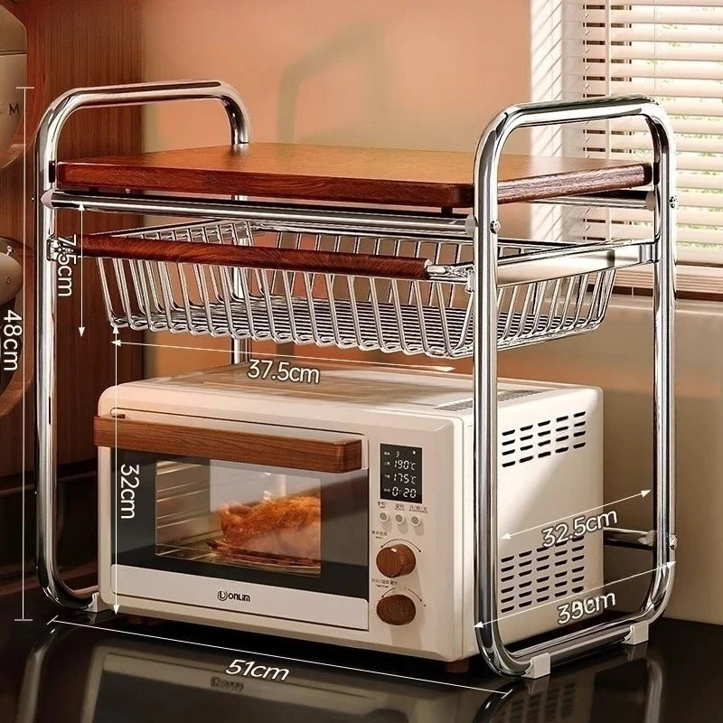 Microwave Storage Rack‌