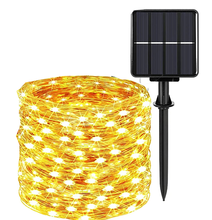 Solar LED Fairy String Lights Outdoor Waterproof