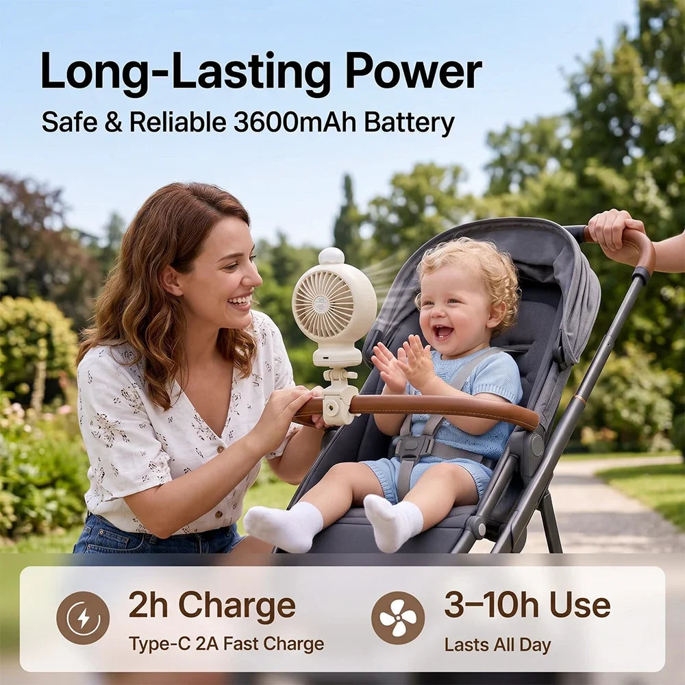 Portable Stroller Fan