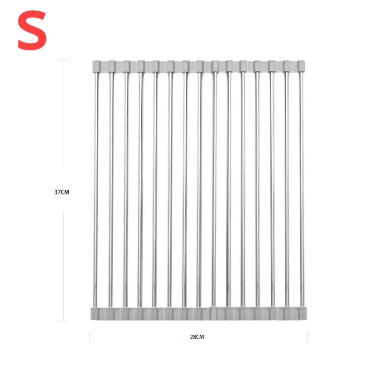 Roll-Up Sink Drying Rack