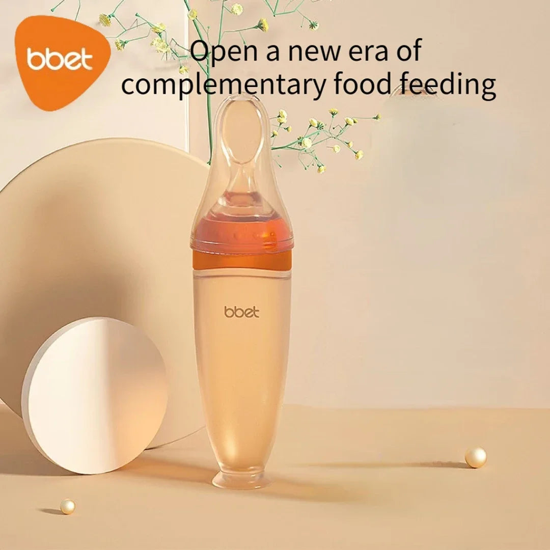 Silicone Baby Food Feeder Spoon