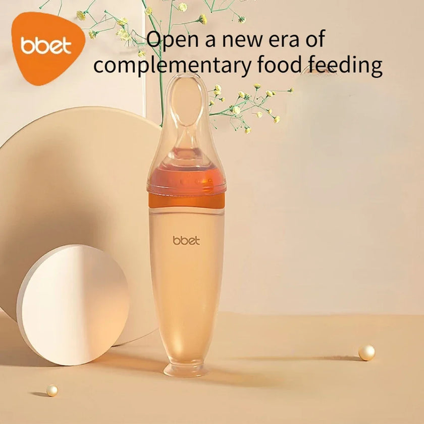 Silicone Baby Food Feeder Spoon