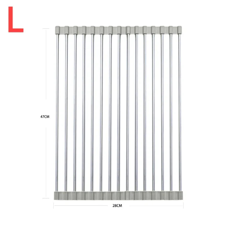 Roll-Up Sink Drying Rack
