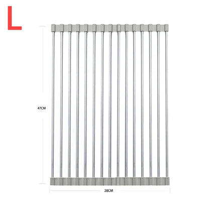 Roll-Up Sink Drying Rack