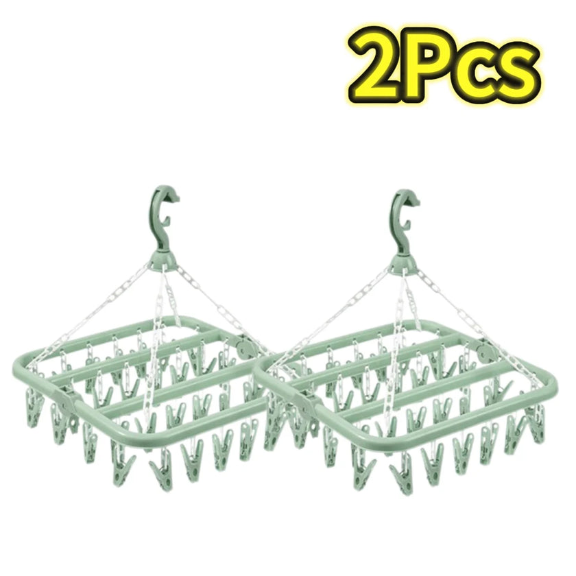 Foldable Clothes Drying Rack