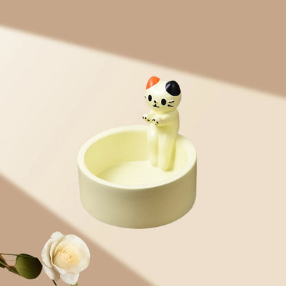 Cute Cat Candle Holder