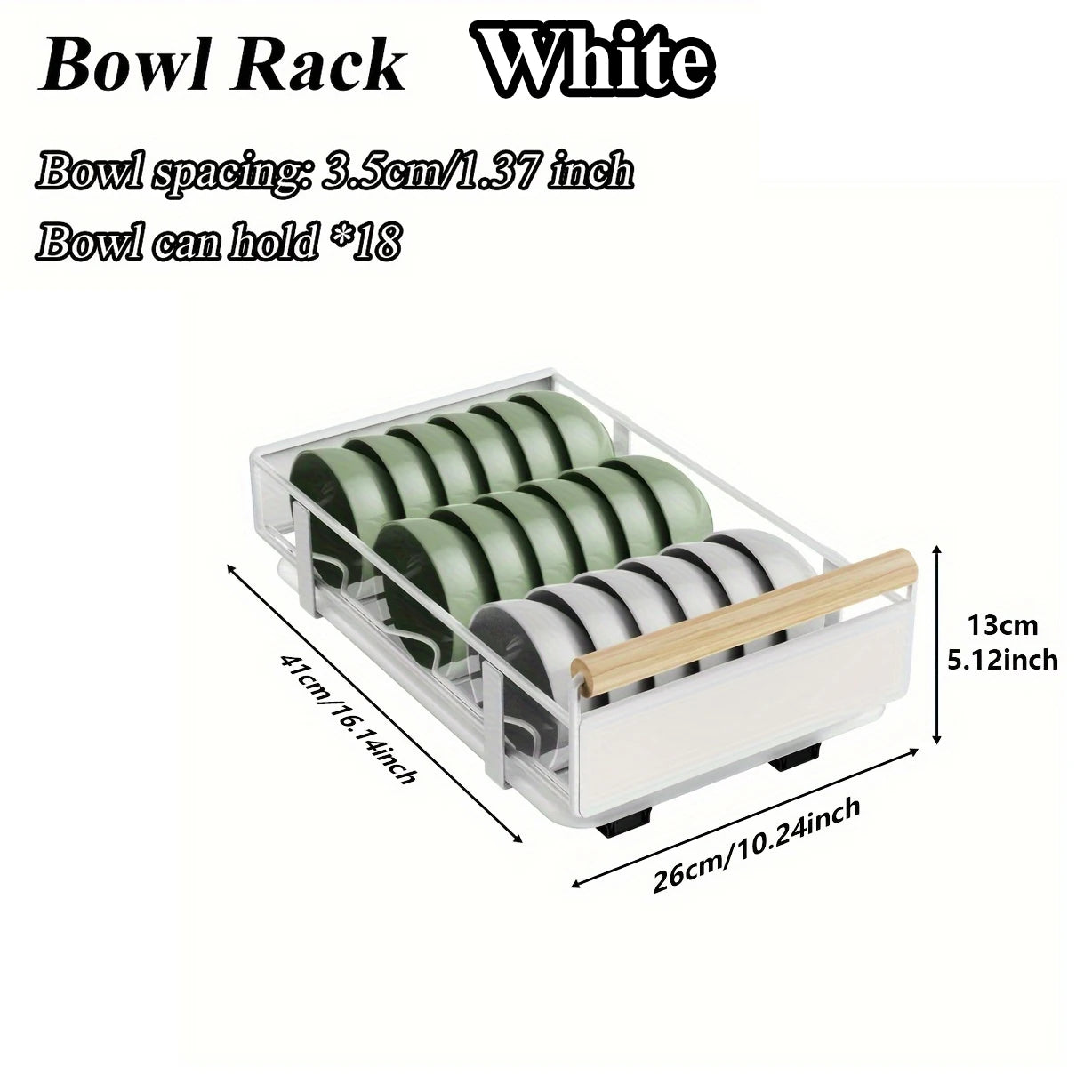Pull-Out Dish Rack Organizer