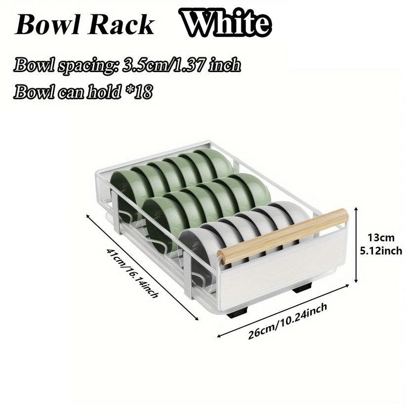 Pull-Out Dish Rack Organizer