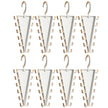 2/4/8Pcs V-Shape Hanger Organizer