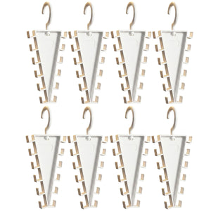 2/4/8Pcs V-Shape Hanger Organizer