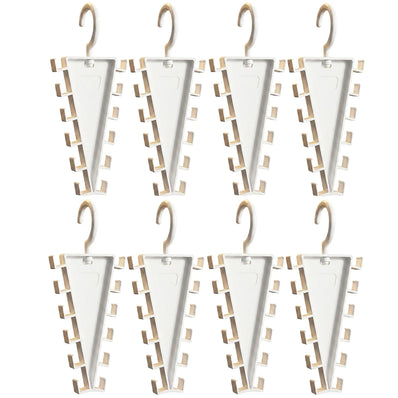 2/4/8Pcs V-Shape Hanger Organizer