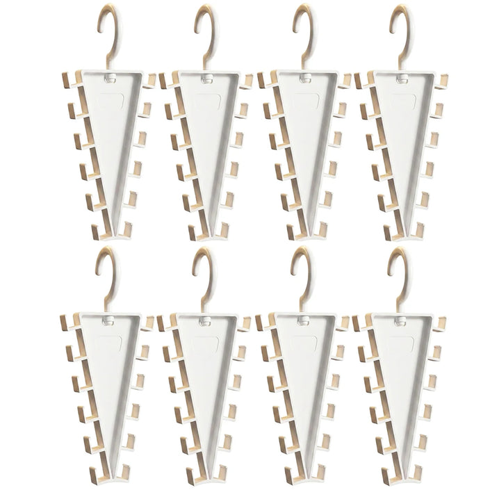 2/4/8Pcs V-Shape Hanger Organizer
