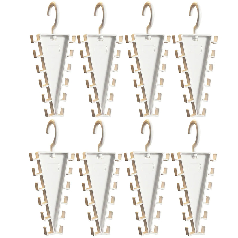 2/4/8Pcs V-Shape Hanger Organizer