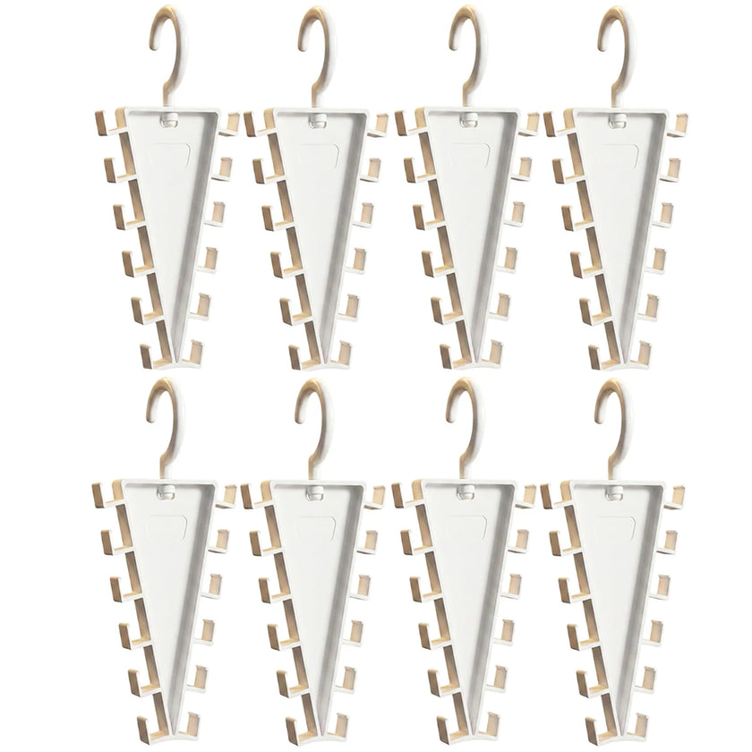 2/4/8Pcs V-Shape Hanger Organizer