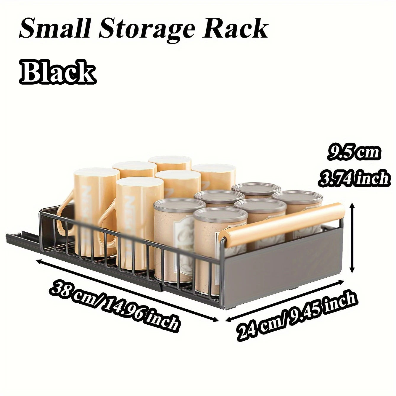 Pull-Out Dish Rack Organizer