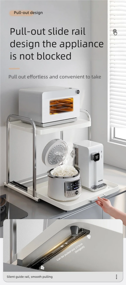 2-Tier Microwave Oven Rack