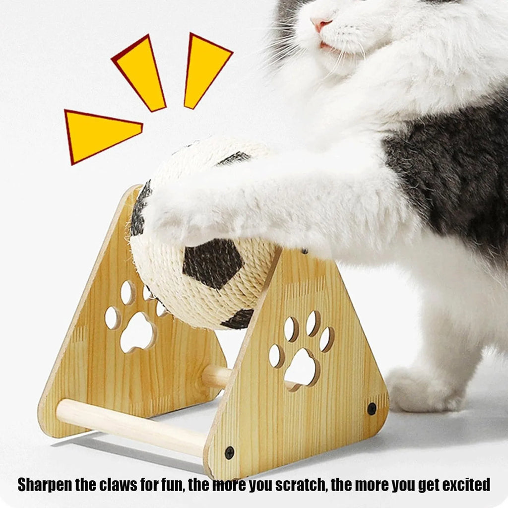 Cat Scratching Ball