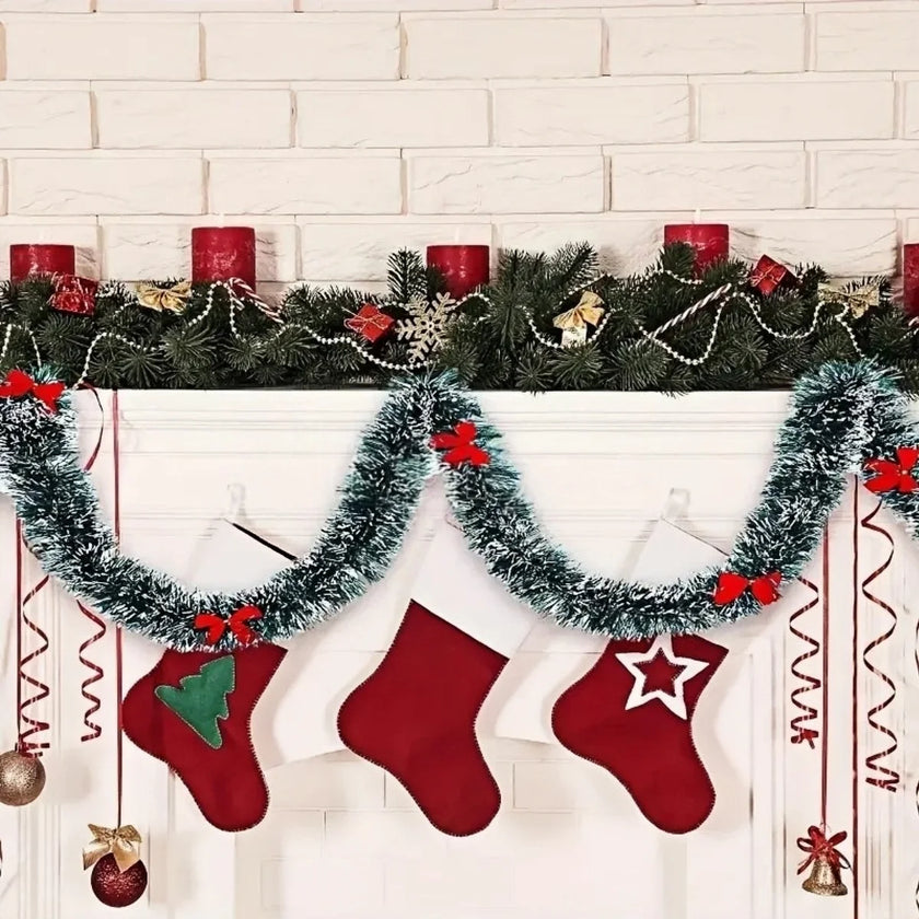 Christmas Tinsel Ribbons