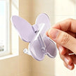 4PCS Rotating Butterfly Wall Hooks