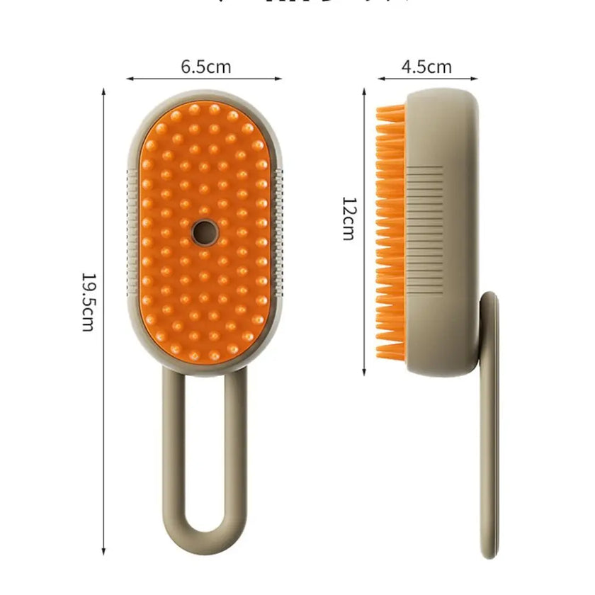 3In1 Cat & Dog Steamy Brush