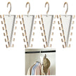 2/4/8Pcs V-Shape Hanger Organizer