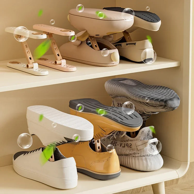10PCS Double-Layer Shoe Rack Organizer