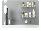 Ripple Suction Cup Bathroom Organizer