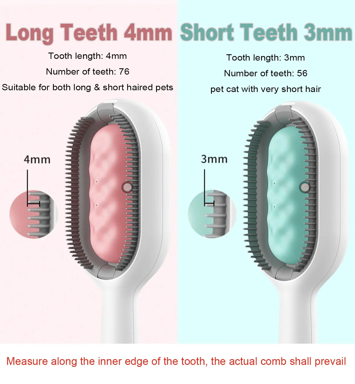 3-in-1 Pet Grooming Brush