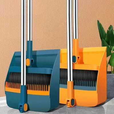 Foldable Broom & Dustpan Set