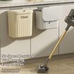 Wall-Mounted Kitchen Trash Bin with Lid