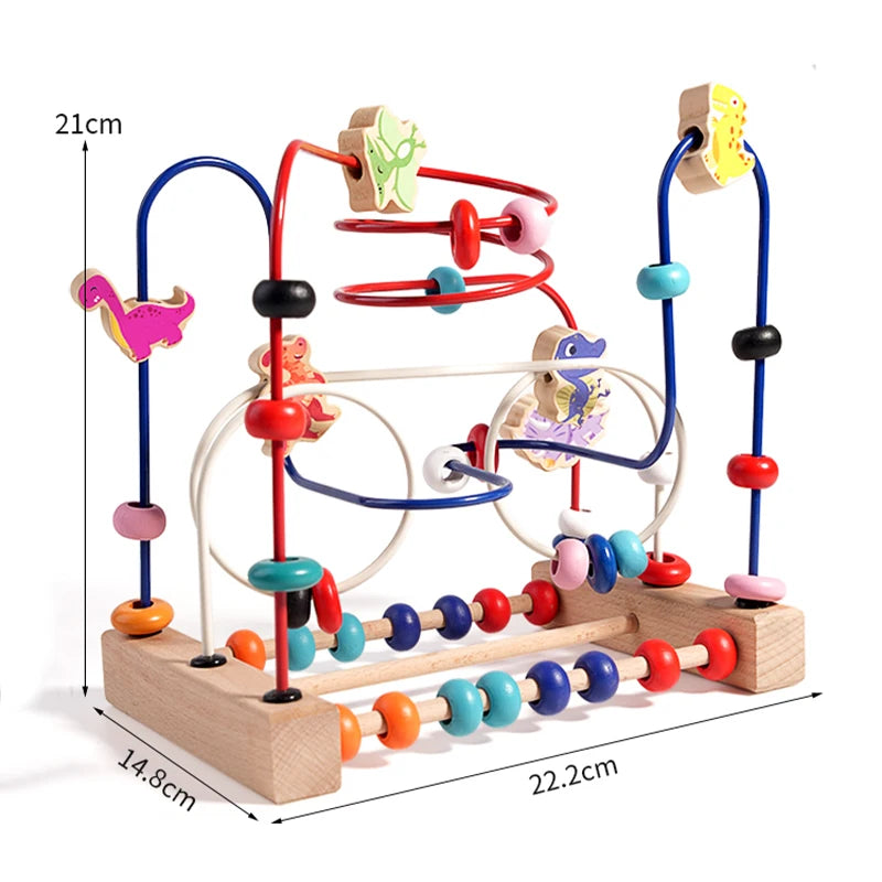 Montessori Wooden Bead Toy