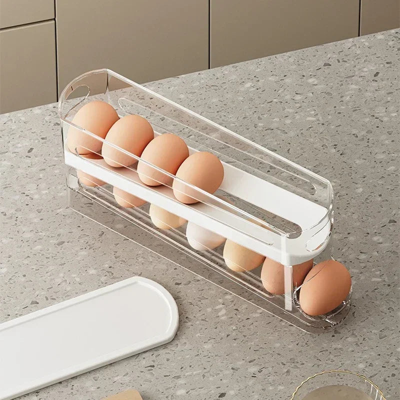 Automatic Rolling Egg Rack Holder