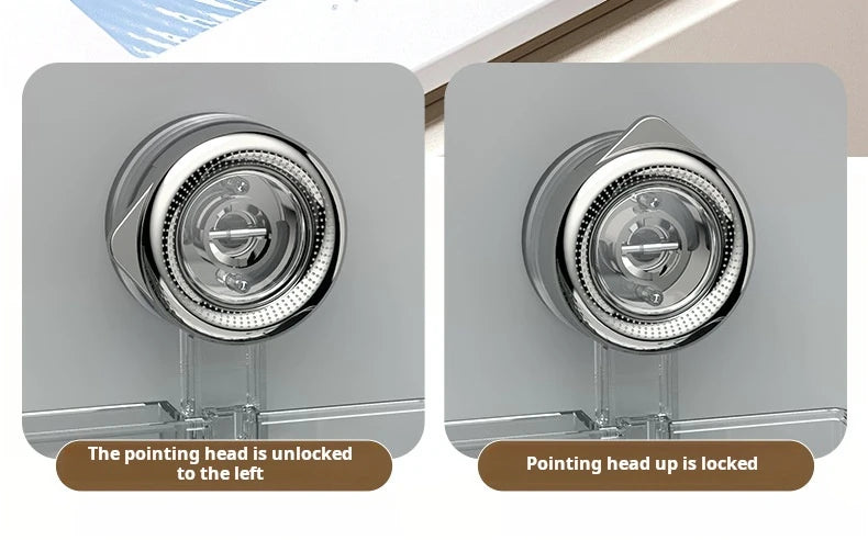 Ripple Suction Cup Bathroom Organizer