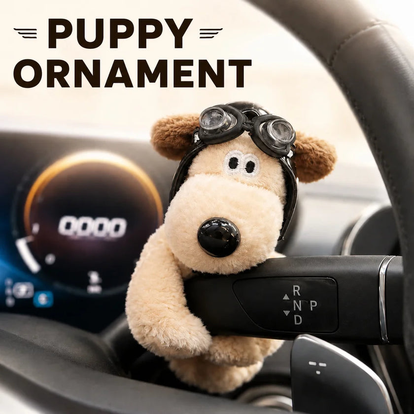 Cute Plush Puppy Car Hanging Decor