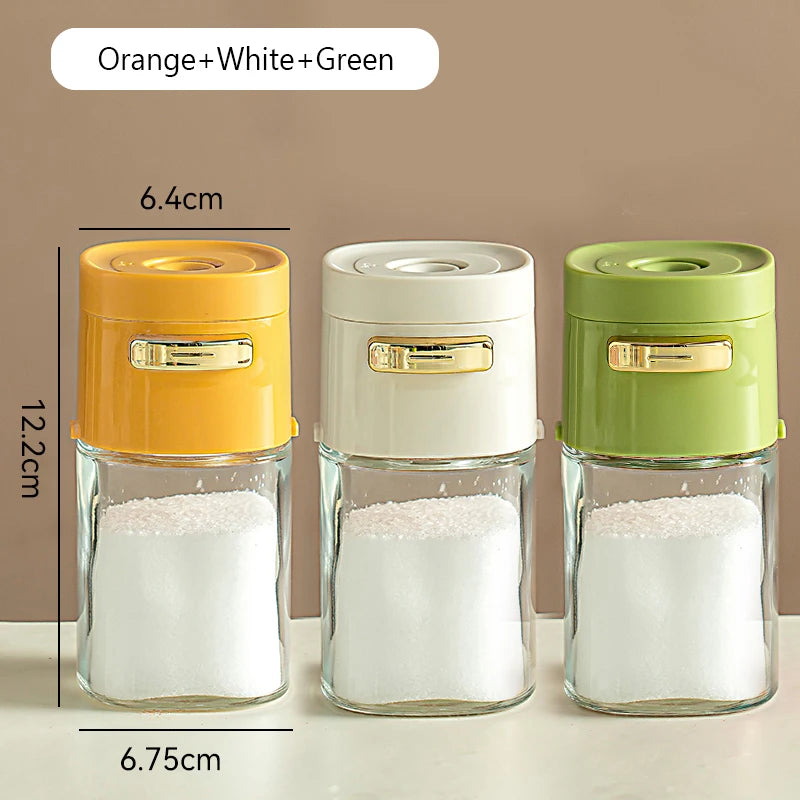 Adjustable Glass Seasoning Jar