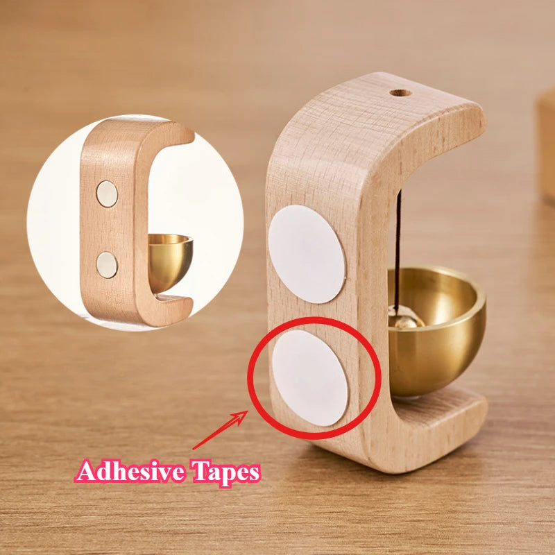 Magnetic Wood Doorbell