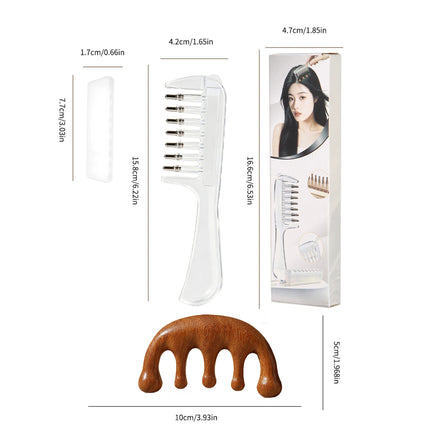 Essential Oil Scalp Massage & Applicator Comb