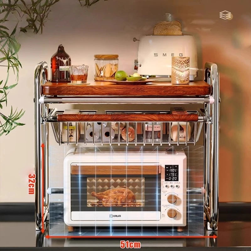 Microwave Storage Rack‌