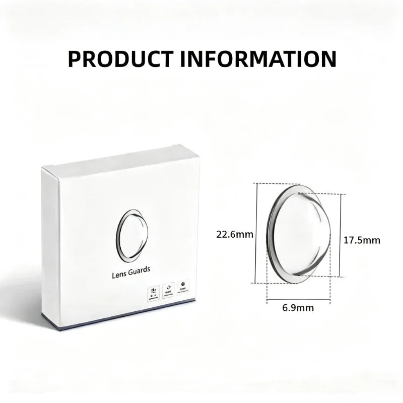 2Pcs Car Camera Protective Cover Lens