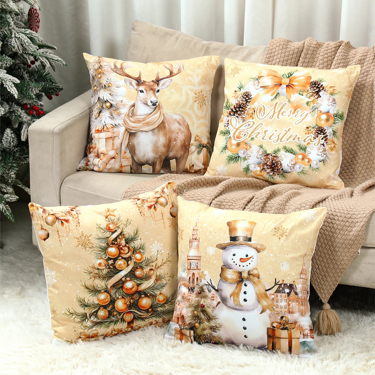 Christmas Pillow Cover